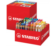 STABILO Woody 3in1 - multifunkční pastelky, 76 kusů