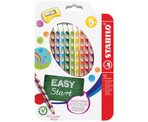 STABILO EASYcolors - ergonomicky tvarované pastelky pro leváky, 12 barev
