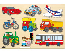 Vkládací puzzle - Dopravní prostředky