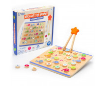 Dřevěné puzzle Abeceda