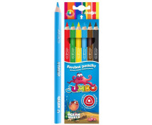 Barevné pastelky JUMBO, 6 ks