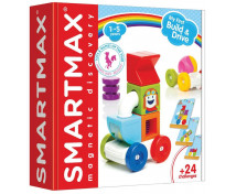 SmartMax - Moje první magnetická stavebnice s autem 2v1