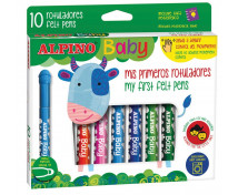 ALPINO Baby, fixy pro nejmenší, 10 barev