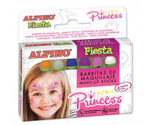 ALPINO Fiesta Princess - barvy na obličej, 6 barev