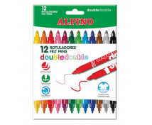 ALPINO fixy Double, 12 ks