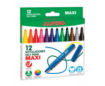 ALPINO fixy MAXI, 12 ks