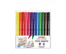 ALPINO Fixy na textil, 10 barev