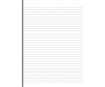 Skládaný dvojlist, linkovaný, A3, 200 listů