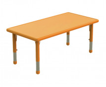 Stol.deska plast.obdelník. oranžová