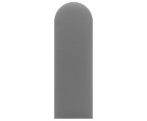Čalouněný obklad - oblouk - 1 ks - šedý