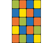 Koberec Kostky, 3x4 m