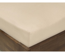 Napínací prostěradlo JERSEY, 120 x 60 cm, béžové