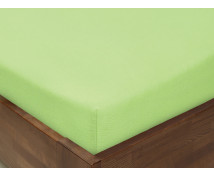 Napínací prostěradlo JERSEY, 120 x 60 cm, světle zelené