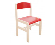 Dřevěná židle JAVOR EXTRA - 38 cm červená