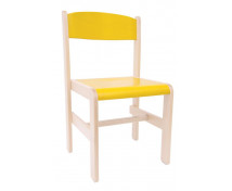 Dřevěná židle  JAVOR EXTRA  38 cm žlutá