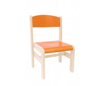 Dřevěná židle JAVOR EXTRA  38 cm oranžová
