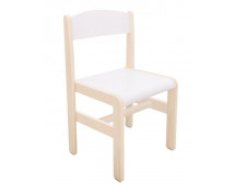 Dřevěná židle JAVOR EXTRA - 38 cm, bílá