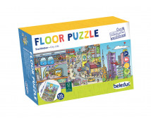 Podlahové puzzle - Život ve městě