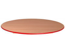 Stolní deska 18 mm, BUK, kruh 90 cm, červená