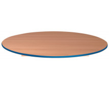 Stolní deska 18 mm, BUK, kruh 90 cm,  modrá