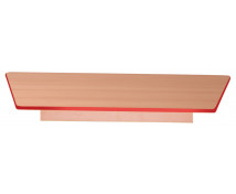 Stolní deska 18 mm, BUK, lichoběžník, červená