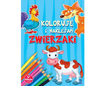 Vybarvuj a nalepuj - Zvířátka 2 - polská verze