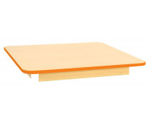 Stolní deska 18 mm, JAVOR, čtverec 80x80 cm, oranžová