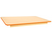 Stolní deska 18 mm, JAVOR, obdélník 125x80 cm, oranžová