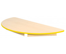 Stolní deska 18 mm, JAVOR, polkruh, žlutá