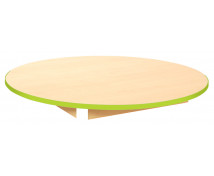 Stolní deska 18 mm, JAVOR, kruh 125  cm,  zelená