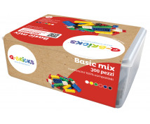 Kostky Qbriksy -Základní barvy MIX v boxu - 300 ks