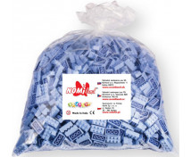 Kostky Qbriksy - 1x1 světle-modré  - 250 ks