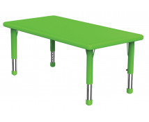 Stol.deska plast.obdelník. zelená