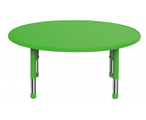 Stol.deska plast.kulatá zelená