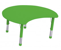 Plastová stolová deska - Kruh výsek zelený