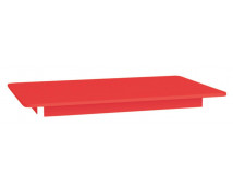 Barevná stolní deska 18 mm, obdélník 125x80 cm, červená