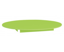 Barevná  stolní deska 18 mm, kruh 125 cm, zelená