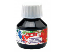 Vodová barva AquaTint/Tuš - černá - 50 ml