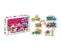 BABY Puzzle - Vozidlá na stavbě