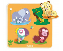 Vkládací puzzle - Džungle