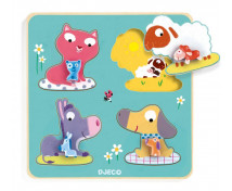 Vkládací puzzle - Farma