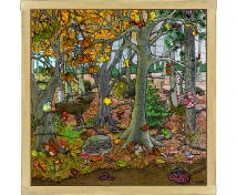 Puzzle - Les na podzim a v zimě