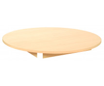 Stolní deska 18 mm, JAVOR, kruh 125  cm, javorová