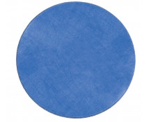 Jednobarevný koberec průměr 1 m - Modrý