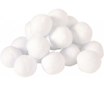 Sněhové koule - Vatové míčky