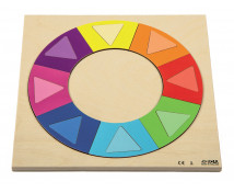 Vkládací puzzle - Duhový kruh