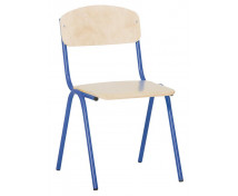Židlička s kovovou konstrukcí , 31cm modrá