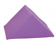 Trojúhelník krátký - koženka/fialová