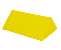 Trojúhelník střední - koženka/žlutá