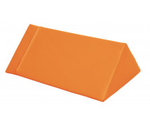 Trojúhelník střední - koženka/oranžová